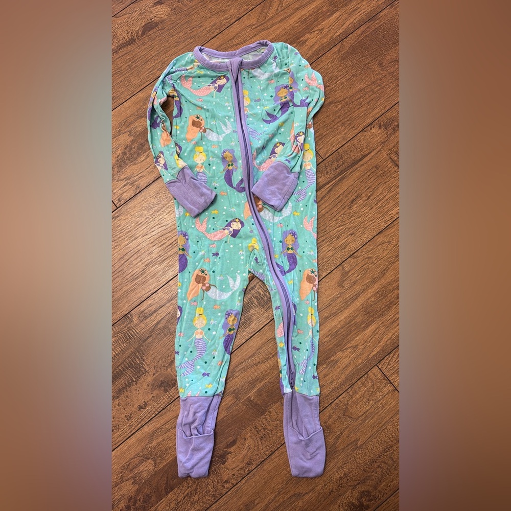 Little Sleepies Mermaid Print Zippy